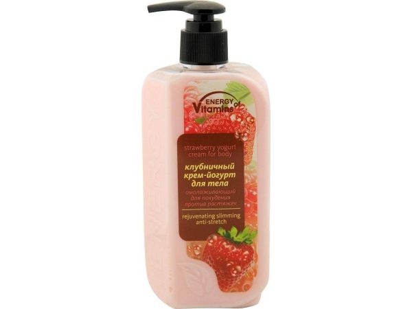 Energy Of Vitamins Yogurt Strawberry Body Cream 260Ml