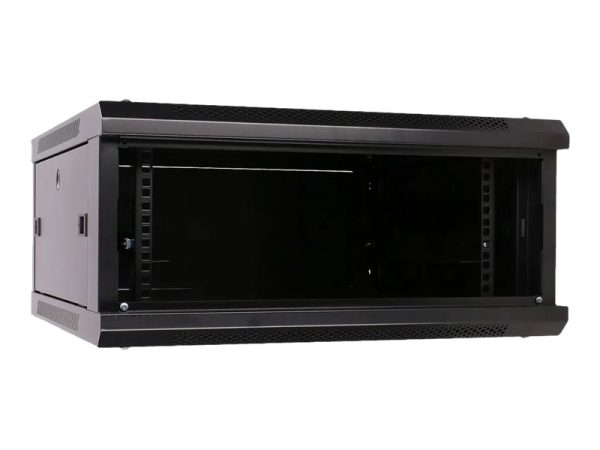 Extralink - Rack Kabinet - 600X600 Mm - Vægmonterbar - Sort - 4U - 19"