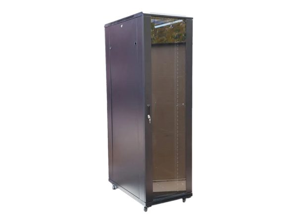 Extralink - Rack Kabinet - 800X1000 Mm - Gulvstående - Sort - 42U - 19"