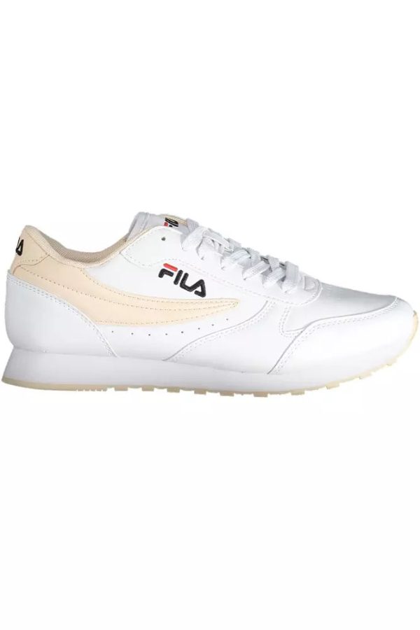 Fila Chic White Lace-Up Sports Sneakers