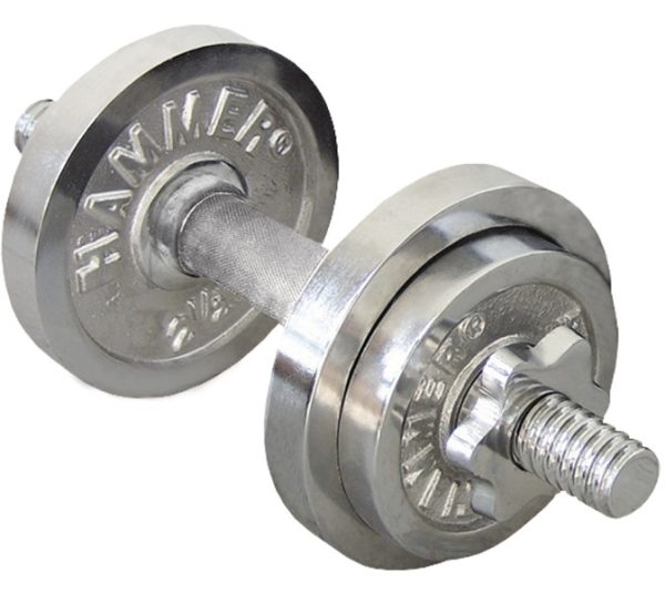 Finnlo Dumbbell Set Chrome Justerbar Håndvægt 10kg