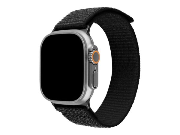 Fixed - Urrem For Smart Watch - Nylon - 160-210 Mm - Sort - For Apple Watch (49 Mm)