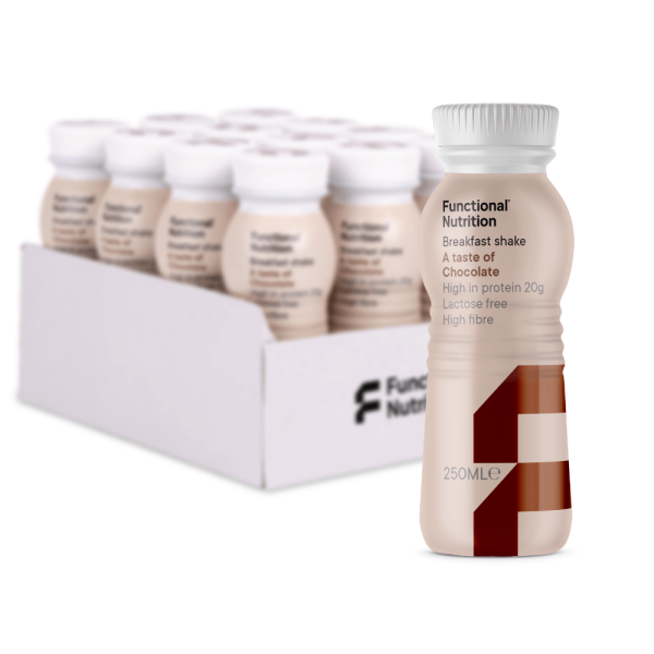 Functional Nutrition Protein Shake - Breakfast Chocolate (12x 250ml) - Drikke