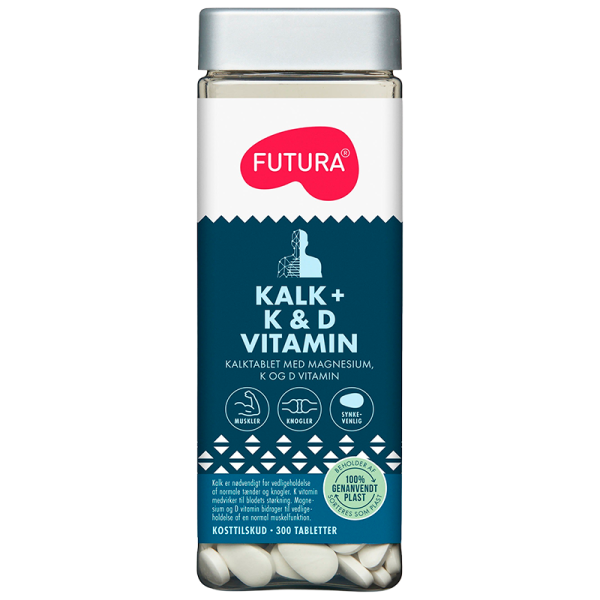 Futura Kalk + K + D + Magnesium (300 stk)