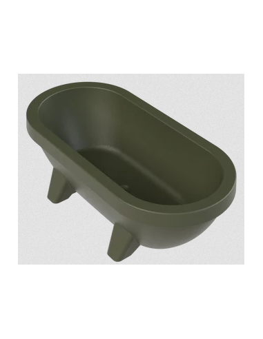 Gardentub Udendørs badekar i polyethylene 194 x 94 cm - Armygrøn