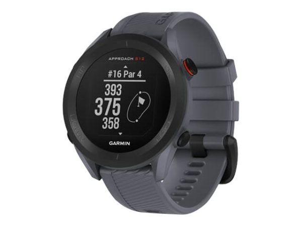 Garmin Approach S12 - Granitblå - Sportsur Med Rem - Silikone - Håndledsstørrelse: 125-202 Mm - Monokrom - 125 Mb - Bluetooth - 34.1 G