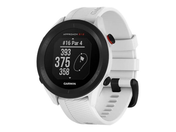 Garmin Approach S12 - Hvid - Sportsur Med Rem - Silikone - Håndledsstørrelse: 125-202 Mm - Monokrom - 125 Mb - Bluetooth - 34.1 G