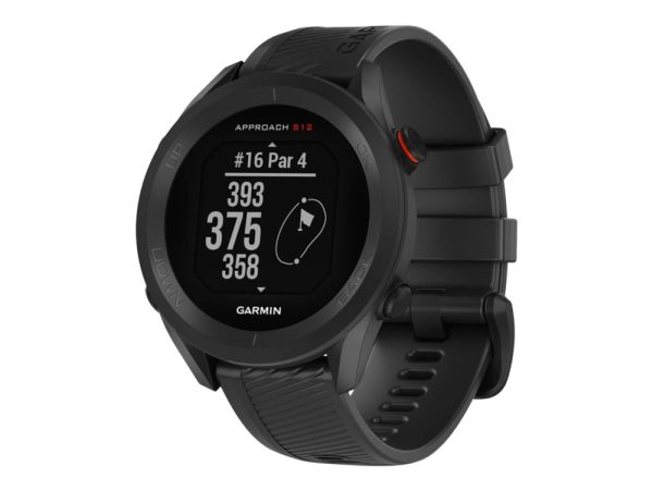 Garmin Approach S12 - Sort - Sportsur Med Rem - Silikone - Håndledsstørrelse: 125-202 Mm - Monokrom - 125 Mb - Bluetooth - 34.1 G