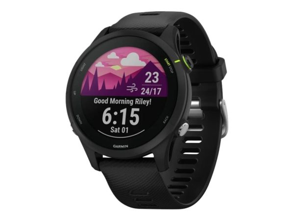 Garmin Forerunner 255 Music - 46 Mm - Sportsur Med Rem - Silikone - Håndledsstørrelse: 130-205 Mm - Display 1.3" - 4 Gb - Bluetooth, Wi-Fi, Ant+ - 49