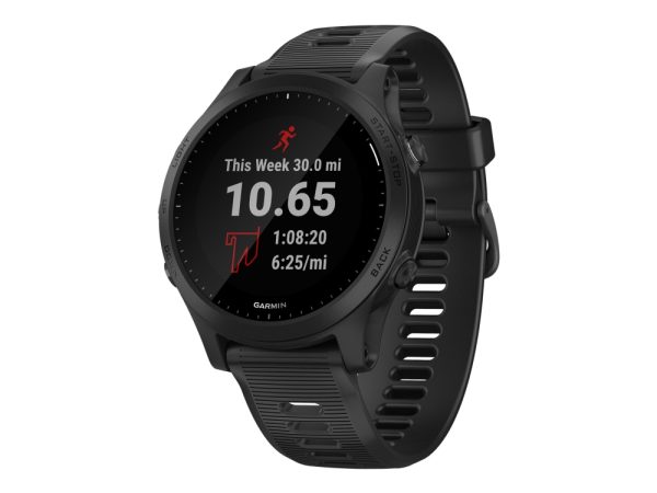 Garmin Forerunner 955 - Gps/Glonass/Galileo-Ur - Cykel, Løbende, Svømning 1.2" - Båndstørrelse: 130-220 Mm