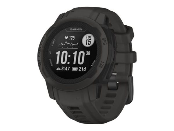 Garmin Instinct 2S - 40 Mm - Grafit - Sportsur Med Bånd - Silikone - Håndledsstørrelse: 112-180 Mm - Monokrom - 32 Mb - Bluetooth, Ant+ - 42 G