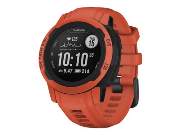 Garmin Instinct 2S - 40 Mm - Valmue - Sportsur Med Bånd - Silikone - Håndledsstørrelse: 112-180 Mm - Monokrom - 32 Mb - Bluetooth, Ant+ - 42 G