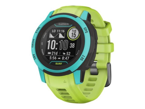 Garmin Instinct 2S - Surf Edition - 40 Mm - Waikiki - Sportsur Med Bånd - Silikone - Håndledsstørrelse: 112-180 Mm - Monokrom - 32 Mb - Bluetooth, An