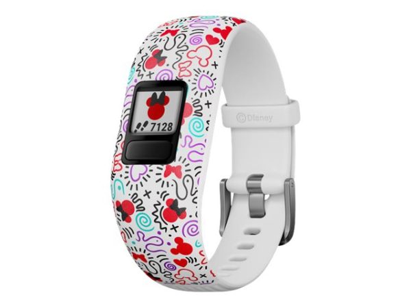 Garmin Vívofit Jr 2 - Disney Minnie Mouse - Aktivitetssporer Med Bånd - Silikone - Håndledsstørrelse: 130-175 Mm - Bluetooth - 17.5 G