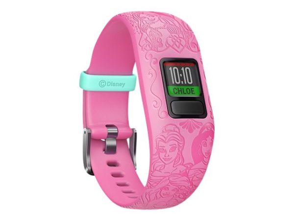 Garmin Vívofit Jr 2 - Disney Princess - Aktivitetssporer Med Bånd - Silikone - Pink - Håndledsstørrelse: 130-175 Mm - Bluetooth - 24.1 G