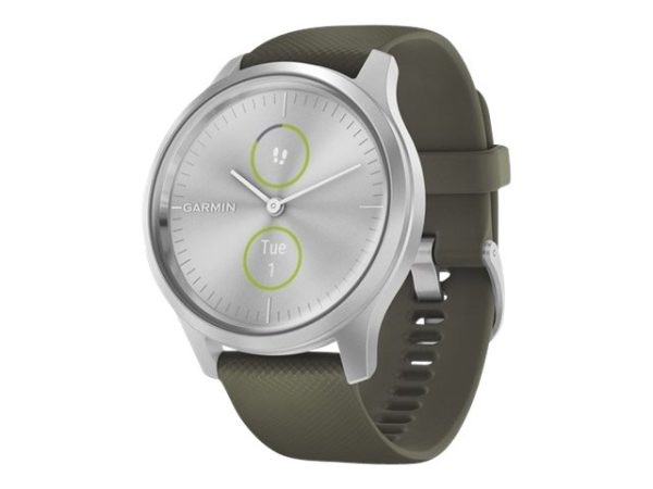 Garmin Vívomove Style - 42 Mm - Sølvaluminium - Smart Ur Med Bånd - Silikone - Mos - Håndledsstørrelse: 125-190 Mm - Bluetooth, Ant+ - 25.5 G