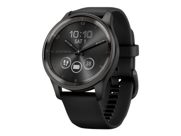 Garmin Vívomove Trend - 40 Mm - Sort - Smart Ur Med Bånd - Silikone - Håndledsstørrelse: 125-190 Mm - Monokrom - Bluetooth, Ant+ - 28.3 G