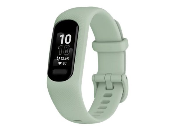 Garmin Vívosmart 5 - Aktivitetssporer Med Bånd - Silikone - Kølig Mynte - Båndstørrelse: S/M - Monokrom - Bluetooth, Ant+ - 24.5 G