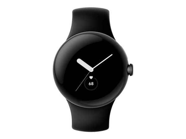 Google Pixel Watch - 41 Mm - Matsort - Smart Ur Med Aktivt Bånd - Fluoroelastomer - Obsidian - Båndstørrelse: L - 32 Gb - Wi-Fi, Nfc, Bluetooth - 4G