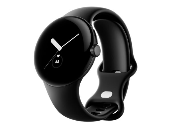 Google Pixel Watch - Matsort - Smart Ur Med Bånd - Fluoroelastomer - Obsidian - Båndstørrelse: L - 32 Gb - Wi-Fi, Nfc, Bluetooth - 36 G