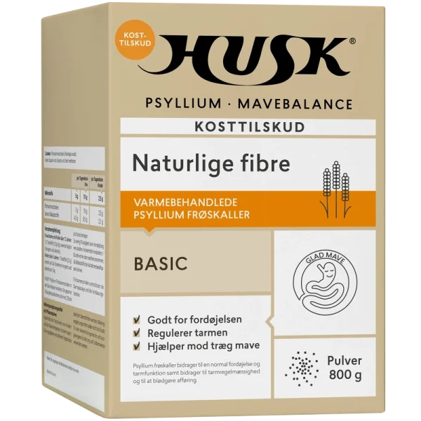 HUSK Psyllium Mavebalance Pulver 800 gr.