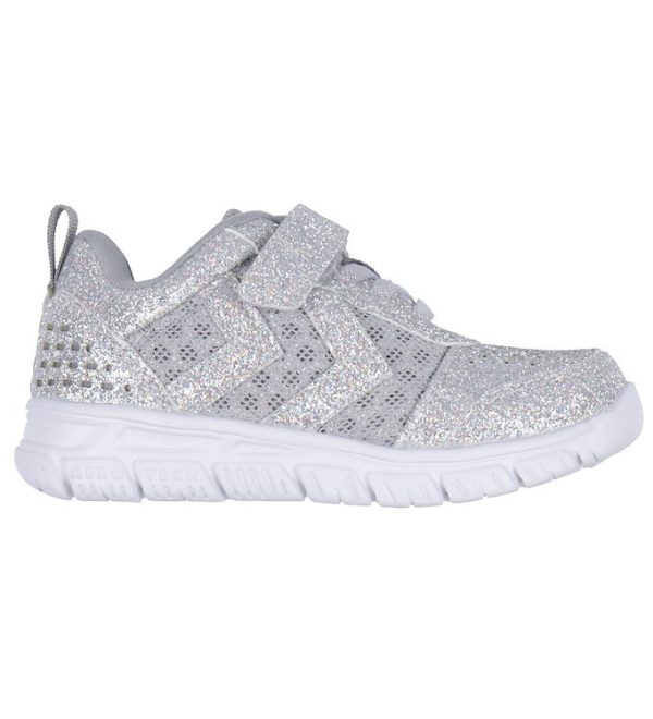 Hummel Sko - Crosslite DOT4 Glitter Jr - Silver