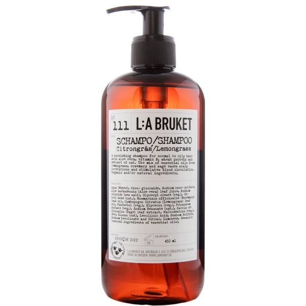 L:a Bruket 111 Shampoo 450 ml - Lemongrass