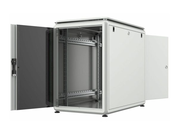 Lanview By Logon Data Line - Rack Kabinet - 600 X 1000 Mm, Datalinje - Fritstående - Hvid - 16U - 19"