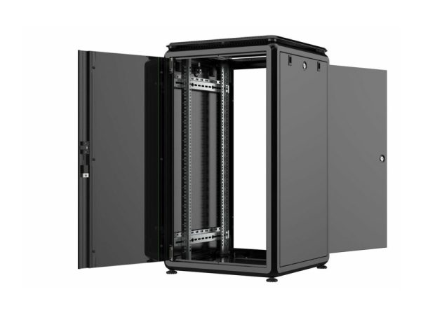 Lanview By Logon Data Line - Rack Kabinet - 600 X 600 Mm, Datalinje - Fritstående - Sort - 20U - 19"