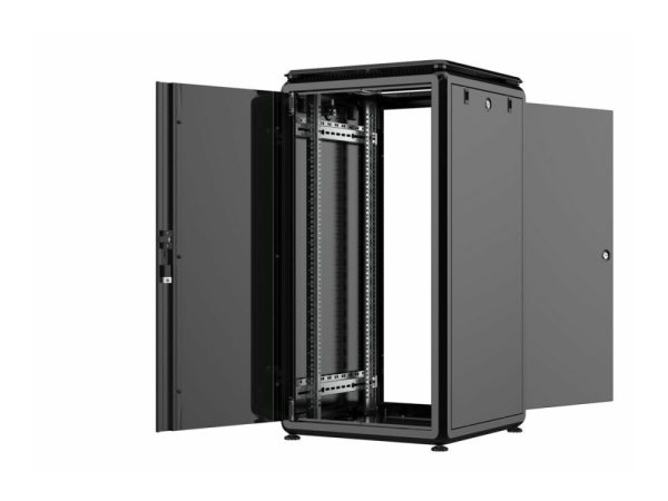 Lanview By Logon Data Line - Rack Kabinet - 600 X 600 Mm, Datalinje - Fritstående - Sort - 22U - 19"