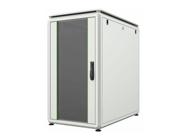 Lanview By Logon - Rack - 600 X 1000 Mm, Datalinje - Fritstående - Hvid, Ral 7035 - 20U - 19"