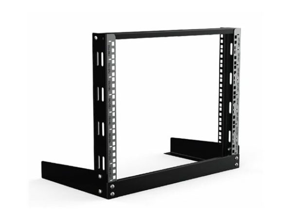 Lanview By Logon - Rack Åben Ramme - Vægmonterbar - Sort - 6U - 19"