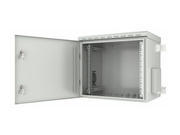 Lanview By Logon - Rack Kabinet - 60 X 45 - Vægmonterbar - Hvid, Ral 7035 - 9U - 19"