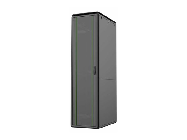 Lanview By Logon - Rack Kabinet - 600 X 1000 Mm, Datalinje - Fritstående - Sort, Ral 9005 - 46U - 19"