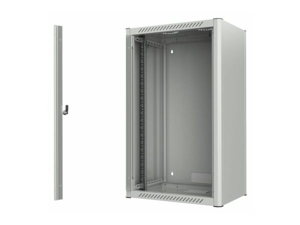 Lanview - Rack Kabinet - 60 X 45 - Vægmonterbar - Hvid, Ral7035 - 20U - 19"