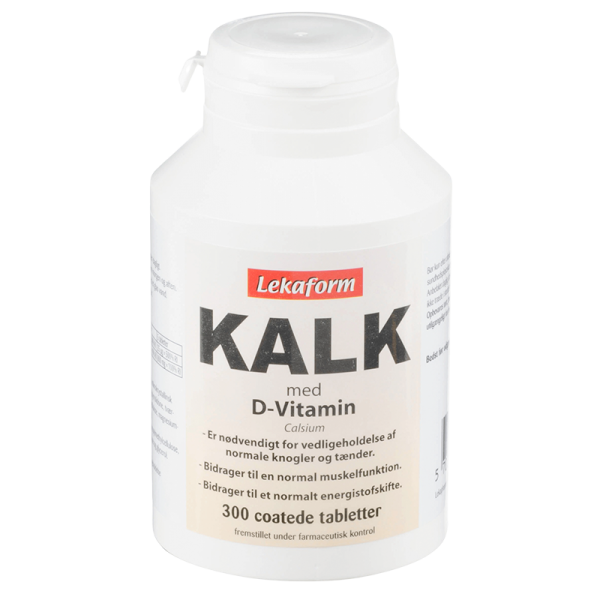 Lekaform Kalk med D-vitamin (300 tabletter)