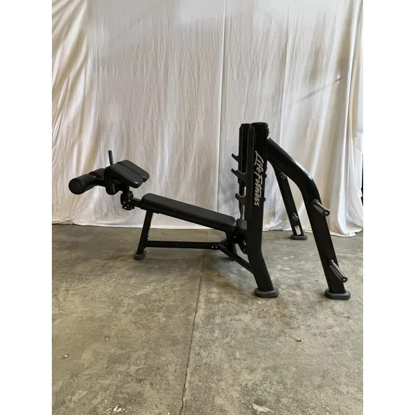Life Fitness Signature Olympisk Decline Bænkpres m. Opbevaring - Brugt