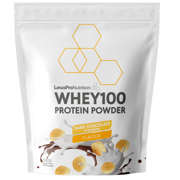 LinusPro Whey100 Banan & Chokolade (500 g)