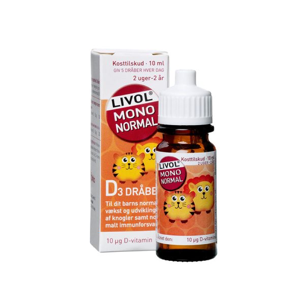 Livol D3 Dråber (10 ml) - Vitaminer & mineraler