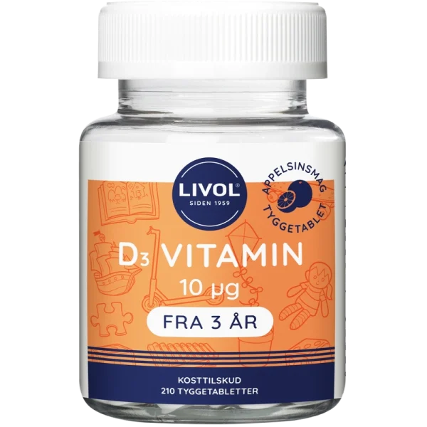 Livol D3-Vitamin 210 Pieces