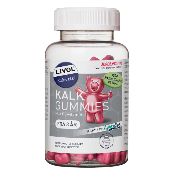 Livol Kalk Gummy + D3 (50 stk)