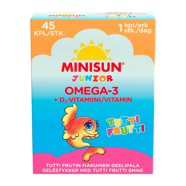 Minisun Junior Omega-3 (45 stk)