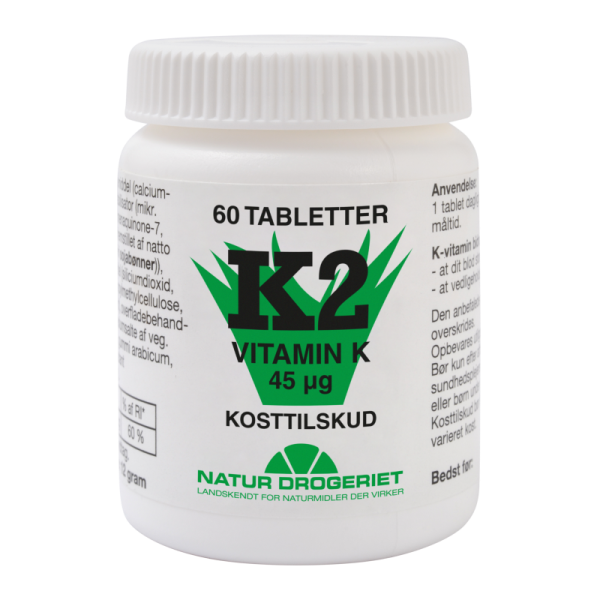 Natur Drogeriet K2-Vitamin 45 Ug (60 tab)