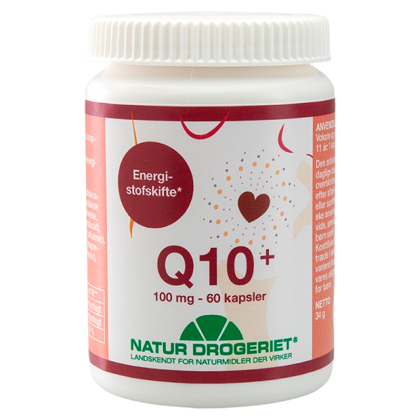 Natur Drogeriet Q10+ 100 mgÂ (60 kaps)