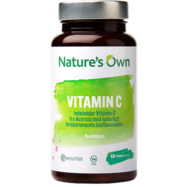 Natures Own Vitamin C fra Acerola (60 kaps)