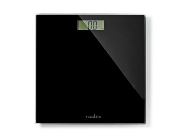 Nedis Pesc500bk, Elektronisk Personlig Vægt, 150 Kg, 100 G, Sort, Kg, Firkant