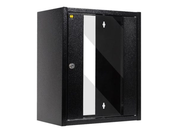 Netrack - Rack Kabinet - Vægmonterbar - Sort - 9U - 10"