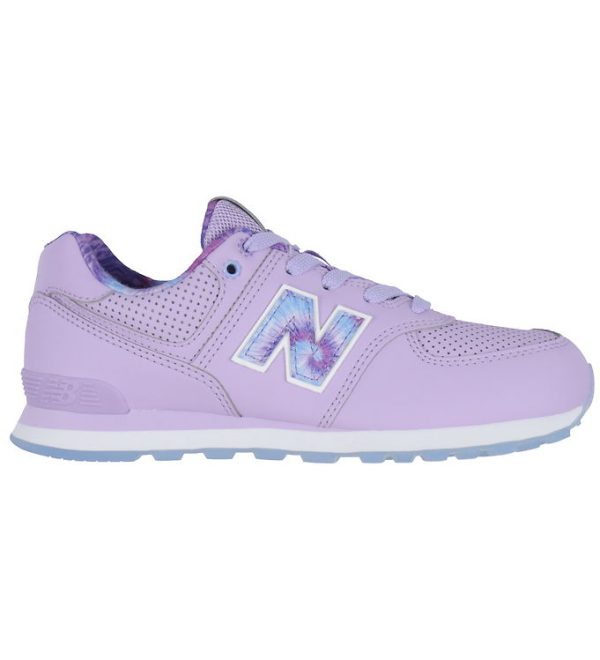 New Balance Sko - 574 - Lilac Glo/Electric Sky