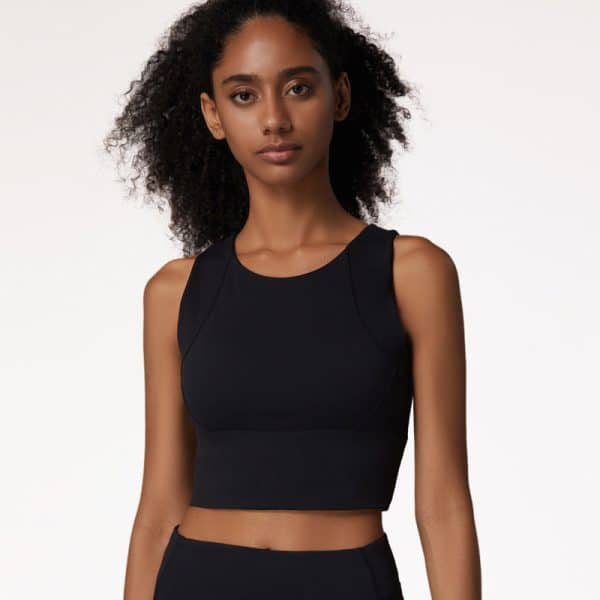 Nordic-wellness Crop Top - Black - L