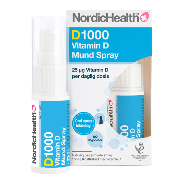 NordicHealth D1000 D3-vitaminspray (15 ml)